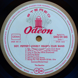 Beatles – Sgt. Pepper's Lonely Hearts Club Band