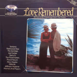 Various ‎– Love Remembered - 28 Romantic Popsongs From The Sixties