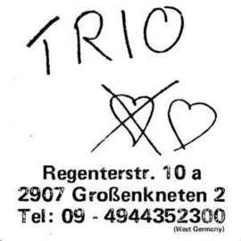 Trio ‎– Trio