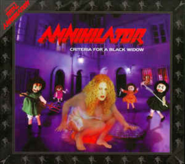 Annihilator ‎– Criteria For A Black Widow (CD)