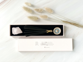 Incense & Gemstone giftbox: Roses/Rosequartz (2 boxes)