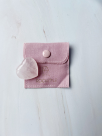 Rosequartz heart (5 bags)