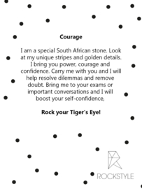 Courage - Tiger's Eye - 2 pieces
