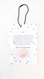 Love - Rose Quartz - 2 pieces