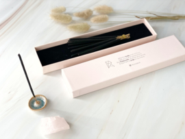 Incense & Gemstone giftbox: Roses/Rosequartz (2 boxes)