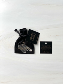 SET XMAS  giftbag Gold/Black  * (2x3 Pieces)