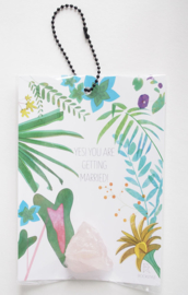 Floral Jungle: getting married! - 2 pieces