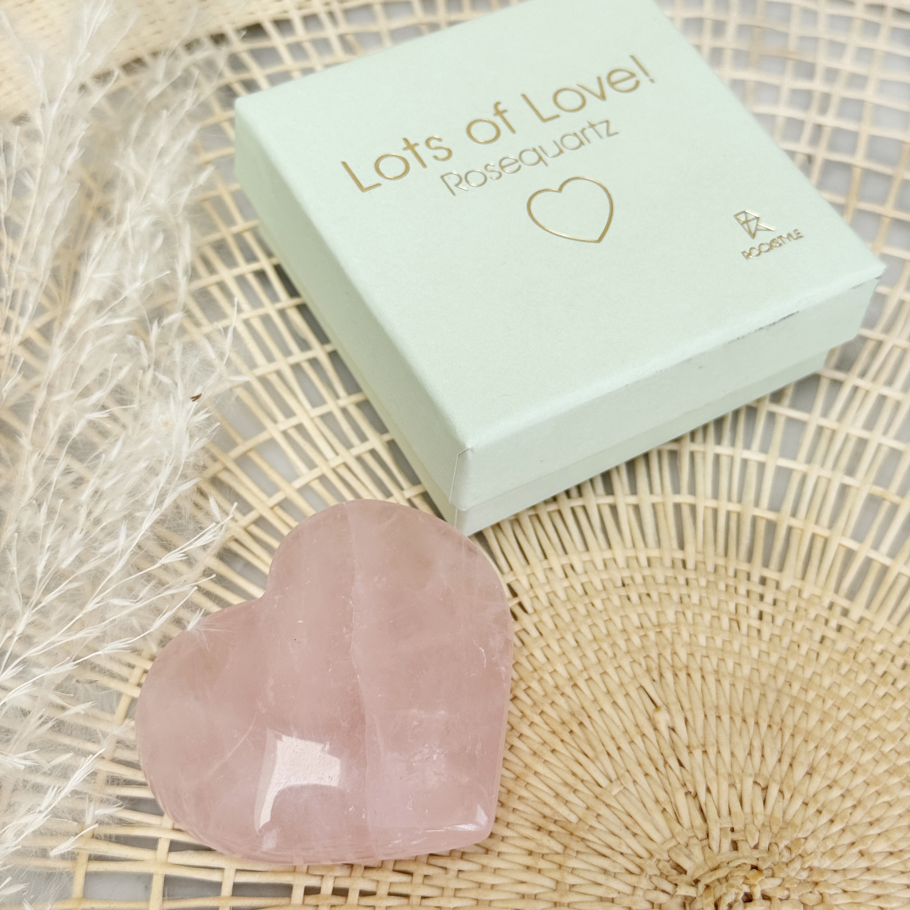 Lots of Love - edelsteen hart (5 stuks)