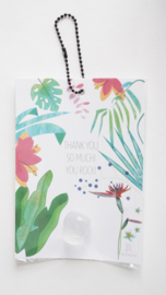 Floral Jungle: thank you! - 2 stuks