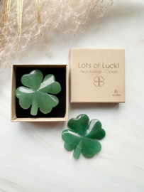 Lot's of luck - gemstone Clover 🍀