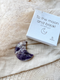 To the moon and back - edelsteen maan (5 stuks)