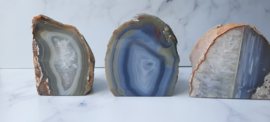 Agate candleholders Nature's pride (per 4 items)