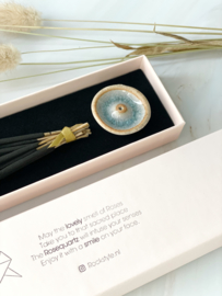 Incense & Gemstone giftbox: Roses/Rosequartz (2 boxes)