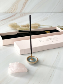 Incense & Gemstone giftbox: Roses/Rosequartz (2 boxes)