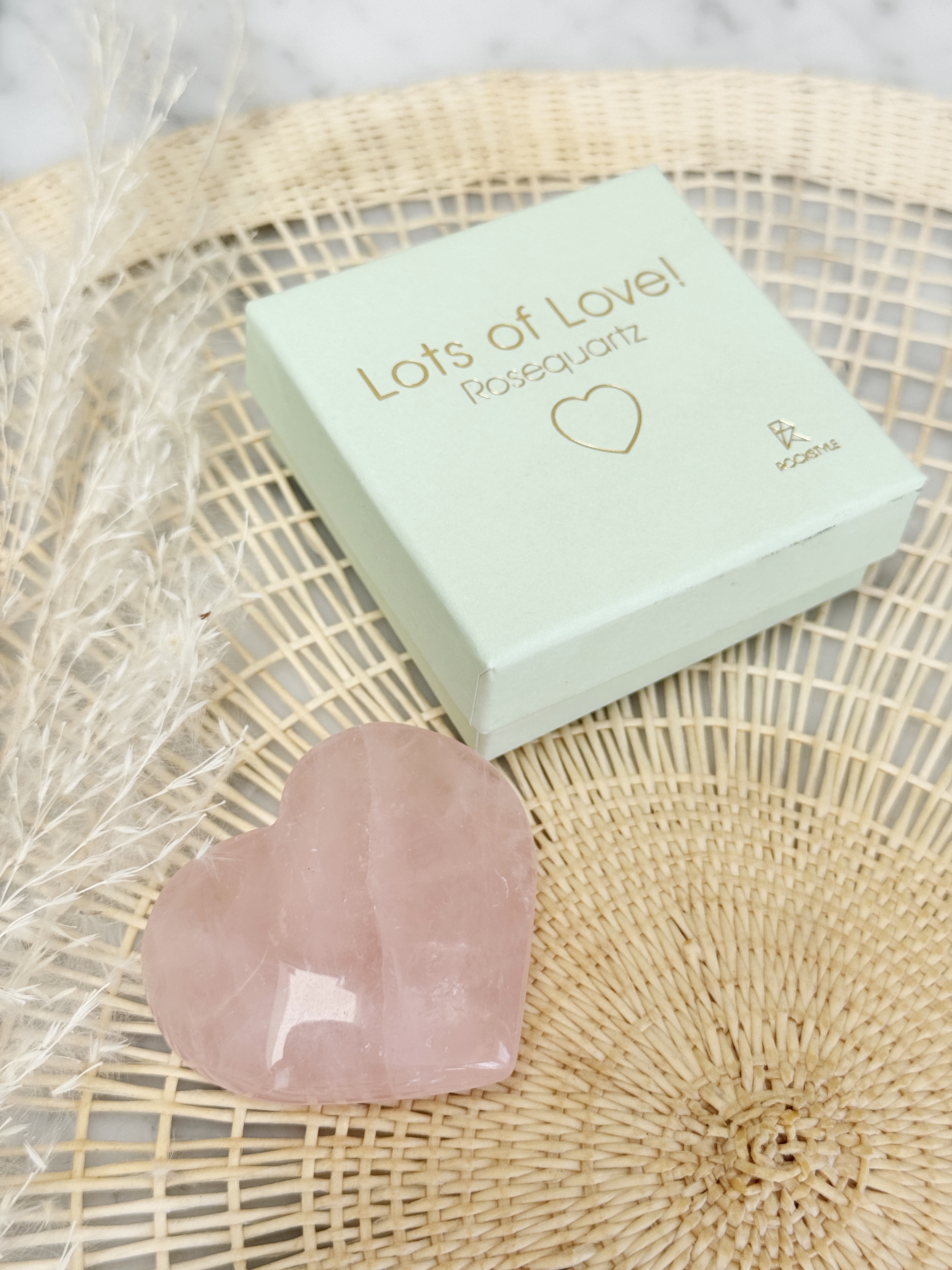 Lots of Love - edelsteen hart (5 stuks)