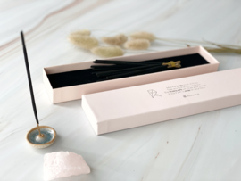 Incense & Gemstone giftbox: Roses/Rosequartz (2 boxes)