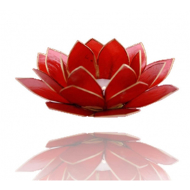 Sfeerlicht Chakra (1) Lotus rood