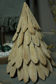 Kerstboom van kastanjehout