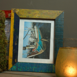Fotolijst boatwood gekleurd 35x30cm