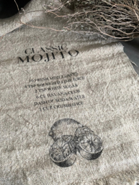 Shabby doek Mojito 30x45cm