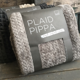 Leeff Fleece Plaid Pippa 150x200cm lichtgrijs