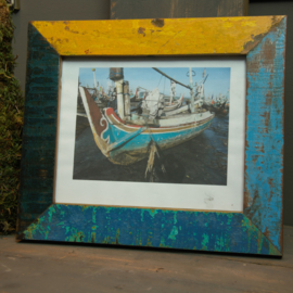 Fotolijst boatwood gekleurd 35x30cm