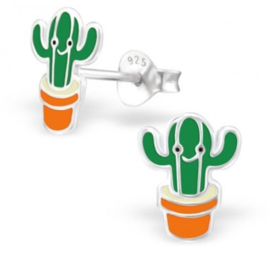 Vrolijke cactus oorbellen