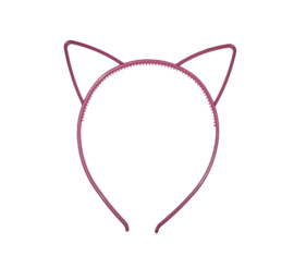 Haarband kattenoortjes roze