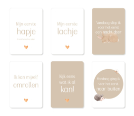 Mijlpaalkaarten baby | Sweet forest