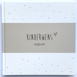 Kinderwens dagboek hardcover - Huisje no. 56