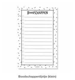 Boodschappenlijstje (klein)