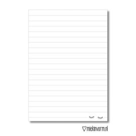 Notitieboek A5 ‘Notes for happy thoughts’