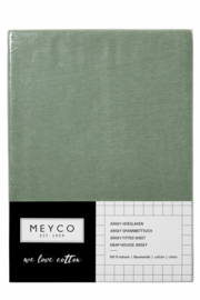 Meyco hoeslaken ledikant | Forest Green