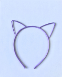Haarband kattenoortjes paars