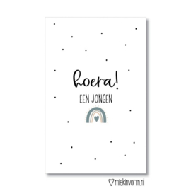 Hoera! een jongen