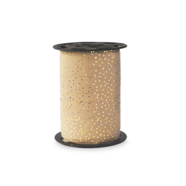 Cadeaulint Dots,  goud beige | 5 meter