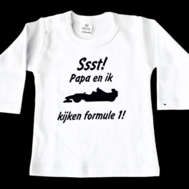 Papa en ik kijken formule 1