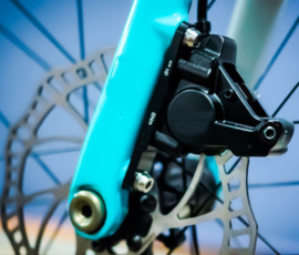Brake Protec Flatmount 160 voor de Race en Cyclecross fiets.