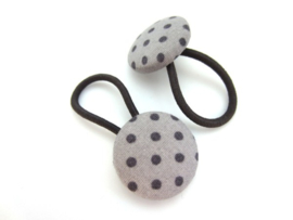 Elastiekjes grey dots