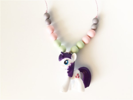 Kinderketting unicorn  paars