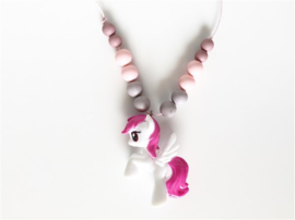 Kinderketting unicorn  roze