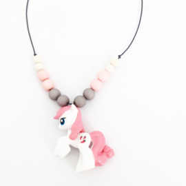 Kinderketting unicorn lichtroze