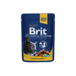 Brit Premium Cat Pouches with Chicken & Turkey