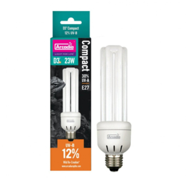 ARCADIA 23W D3+ Compact Lamp 12% UVB