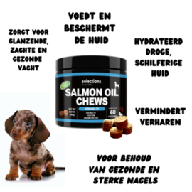 SALMON OIL CHEWS 60 stuks