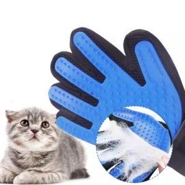 Borstel handschoen kat/hond