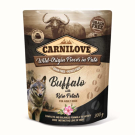 CL Dog Pouch – Buffalo with Rose Petals 300 g