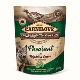 CL Dog Pouch – Pheasant with Raspberry Leaves 300 g