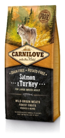Carnilove salmon / turkey adult large breed - 12 KG