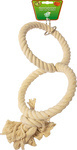 Katoenen touwringen klein Ø 13 cm, 2-rings.